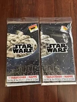 Disney Star Wars Plastic Tablecloth 54IN X 84IN - Millennium Falcon Quantity 2 New. Price: $10.00.