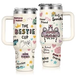 Best Friend Birthday Gifts For Women 40OZ Tumbler With Handle Lid Straw, New. Price: $37.99.