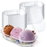 100 Pack Clear Plastic 12 Oz Banana Split Boats Disposable Ice Cream Sundae B... New. Price: $40.65.