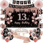 13TH Birthday Decorations For Girls, 33PCS It's My Crown And Sa... New. Price: $41.60.