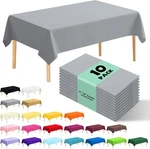 Pack Premium Disposable Plastic Tablecloth 54" X 108" Rectangle Cover New. Price: $12.34.
