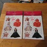 2 Packs Vintage Holiday Barbie Stickers Hallmark 1995 Christmas Nip Mattel 4 She New. Price: $5.99.
