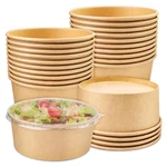 37 Oz 25 Pack Disposable Bowls With Lids, Food Containers Li... New. Price: $35.67.