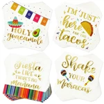 Fiesta Party Disposable Napkins 100 Pack 10X10 Multicolor For Taco Tuesday New. Price: $19.79.