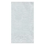 Caspari Moir Paper Guest Towel Napkins Platinum - Two Packs Of 15 New. Price: $31.95.