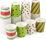 Funtery 100PCS Christmas Paper Cups 9OZ Disposable Holiday Party Coffee New. Price: $22.49.