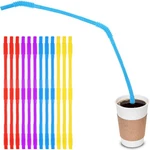 Geiserailie 12 Pieces Flexible Drinking 22 Inches, Red, Yellow, Blue, Purple New. Price: $21.91.
