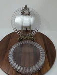 Mikasa Crystal Brunch Plates 9 Royal Suite Pattern Dinnerware Lot Of 4 Used. Price: $33.75.