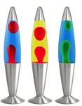 Lava Lamp Rgbcolor 16' Cylindrical Silver Base With Lid Retro And Fun New. Price: $24.99.