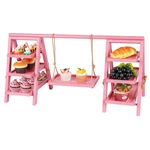 Flenpptly 3-TIER Wooden Cupcake Stand Dessert Display Pink Party Wedding New. Price: $79.47.