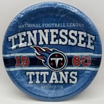 Tennessee Titans Nfl Pro Football Sports Banquet Party 9" Paper Dinner Plates New. Price: $9.99.