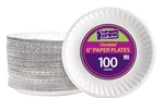 Nicole Home Collection White Paper Plates (6 - 100 Count) Inch New. Price: $17.56.
