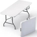Used 3/3.5/4/5.5/6/8 Ft Plastic Folding Table Indoor/outdoor Dining Party. Price: $34.19.