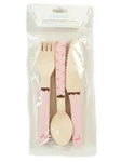 Bamboo Flatware Disposable Reusable Flamingo Design 24 Pieces Cakewalk New. Price: $15.29.