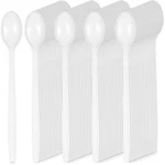 150 Pieces White Plastic Sundae Spoons 7.2 Inch Disposable Utensils Ice Cream... New. Price: $22.17.