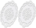 Aozuo 2 Pack Retro Placemats, French Crochet White New. Price: $12.99.