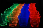 1 Ounce 50 Count Neon Multicolor Uv Blacklight Reactive Plastic Shot Glasses New. Price: $11.75.