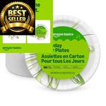 Amazon Basics Everyday Disposable Paper 100 Count (pack Of 1), White,green New. Price: $9.49.