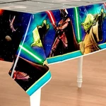 (3) Vintage Star Wars Plastic Table Cover 54" X 102" 3-D Effect Party Supply New. Price: $12.95.