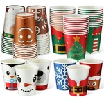 Layhit 120 Pcs Christmas Paper Cups 9 Oz Disposable Coffee Santa Snowman Elk ... New. Price: $34.44.