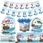 142 Pcs Gone Tableware,fishing Birthday Party Decoration Little Fishe... New. Price: $31.67.