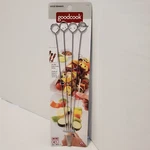 Bradshaw 4-PACK 12-INCH Chrome-plated Flat Skewers New. Price: $6.00.