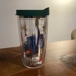 New Tervis Tumbler 16 Oz Fishing Lures Green Lid Great Father's Day Gift!. Price: $12.00.
