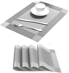 Table Dining Set Of Heat 4, Silver New. Price: $11.94.