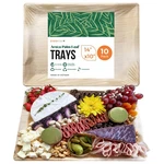 Eyesy Eco Palm Leaf Trays Disposable Bamboo Like Serving Platters 14" X 10" -... New. Price: $30.72.