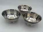Vtg Lot/ 3 Silver Plate Mini BOWLS-1970/80'S-PAUL Revere Style Oneida Read!. Price: $39.99.