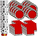 Dalmatians Birthday Party Supplies Set Plates Napkins Cups Tableware Kit For 16 New. Price: $28.28.