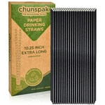 Inch Tall Disposable Black Paper Drink Straws, 0.24 Diameter - Pack Of 100 New. Price: $22.30.