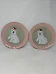 Wondershop Melamine Dinner Plates 10 (set Of 2) Polar Bear Pink Gray Fun New. Price: $17.94.
