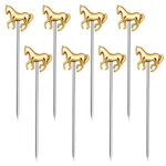 Rrruo Horse Cocktail Reusable Picks Martini Fruit 4.33 , Gold New. Price: $19.81.