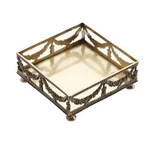 Buckingham Palace Cocktail Napkin Holder - Antique Brass Finish New. Price: $39.95.
