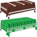 Football Party Decorations Disposable Tablecloth Plastic Touchdown Cover New. Price: $19.99.