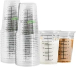 Disposable Measuring Cups For Resin - Pack Of 20 8OZ Clear Plastic New. Price: $12.81.