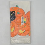 Hallmark Table Cover Vintage Halloween Black Cat Pumpkin Jack Lantern 54X102 New. Price: $10.00.