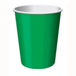 Emerald Green Paper Cups 266ML 24PK Christmas Patricks Day Soccer Table Decor Brand. Price: $12.12.