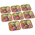 Super Mario Bros. 7" Square Paper Plates, 8 Count New. Price: $14.99.