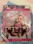 Girl 1ST Birthday Deluxe High Chair Decoration Pink Minnie Mouse New Pkg!. Price: $10.00.