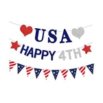 FOURTH-4TH Of July Imemorial-day Banner Blue White Red New. Price: $18.50.
