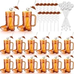 Ziliny 36 Pcs Cowboy Boot Glasses Bulk, 12 Drink Mugs Cowgirl Hat S... New. Price: $65.46.