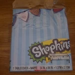 Shopkins Plastic Birthday Party Supplies Cloth 54 X 84 New. Price: $9.99.