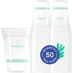 Repurpose 100% Compostable Plant-based Clear Cold 16 Ounce Party Cups New. Price: $33.99.