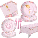Xigejob Ballerina Birthday Party Decorations Dinnerware, Theme Danc... New. Price: $20.23.