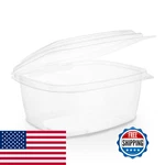 Vegware Compostable 32OZ Hinged Clear Deli Containers Case Of 200 Plastic New. Price: $205.76.