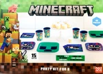 Minecraft Birthday Party Kits For 8 Guests 40 Pcs Total Plates, Napkins, Cups New. Price: $30.55.