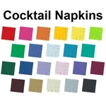 2-PLY Paper Beverage Cocktail Napkins Bar Party Small Solid Colors Disposable New. Price: $32.99.