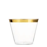 Munfix 100 9 Oz Clear Plastic Cups, Old Fashioned Tumblers, Fancy Disposable ... New. Price: $30.70.